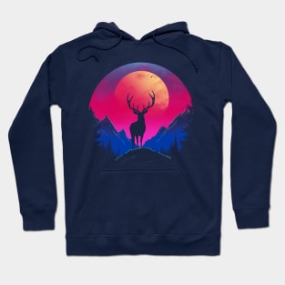 Retro Deer Hoodie